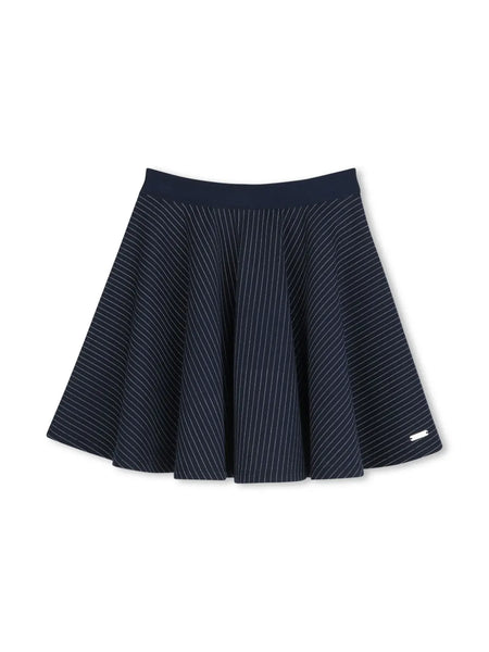 striped skater skirt