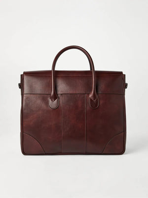 leather luggage bag