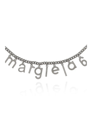logo-lettering necklace
