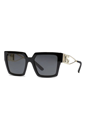 embellished square-frame sunglasses