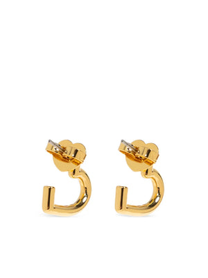 Heart You hoop earrings