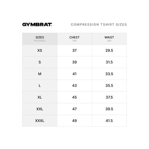 Gymbrat Athleisure Lifting Club Black Compression T-Shirt