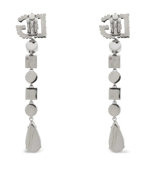 logo-plaque earrings