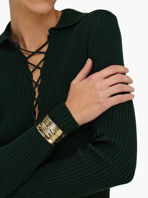 large Draped Bangle bracelet