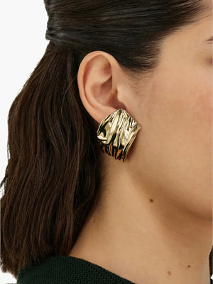 asymmetric draped earring