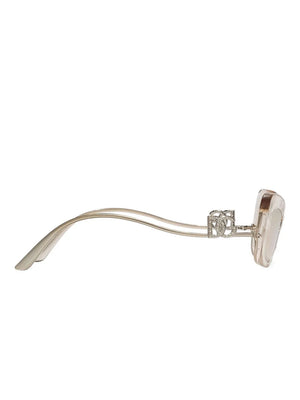 crystal-embellished cat-eye frame sunglasses