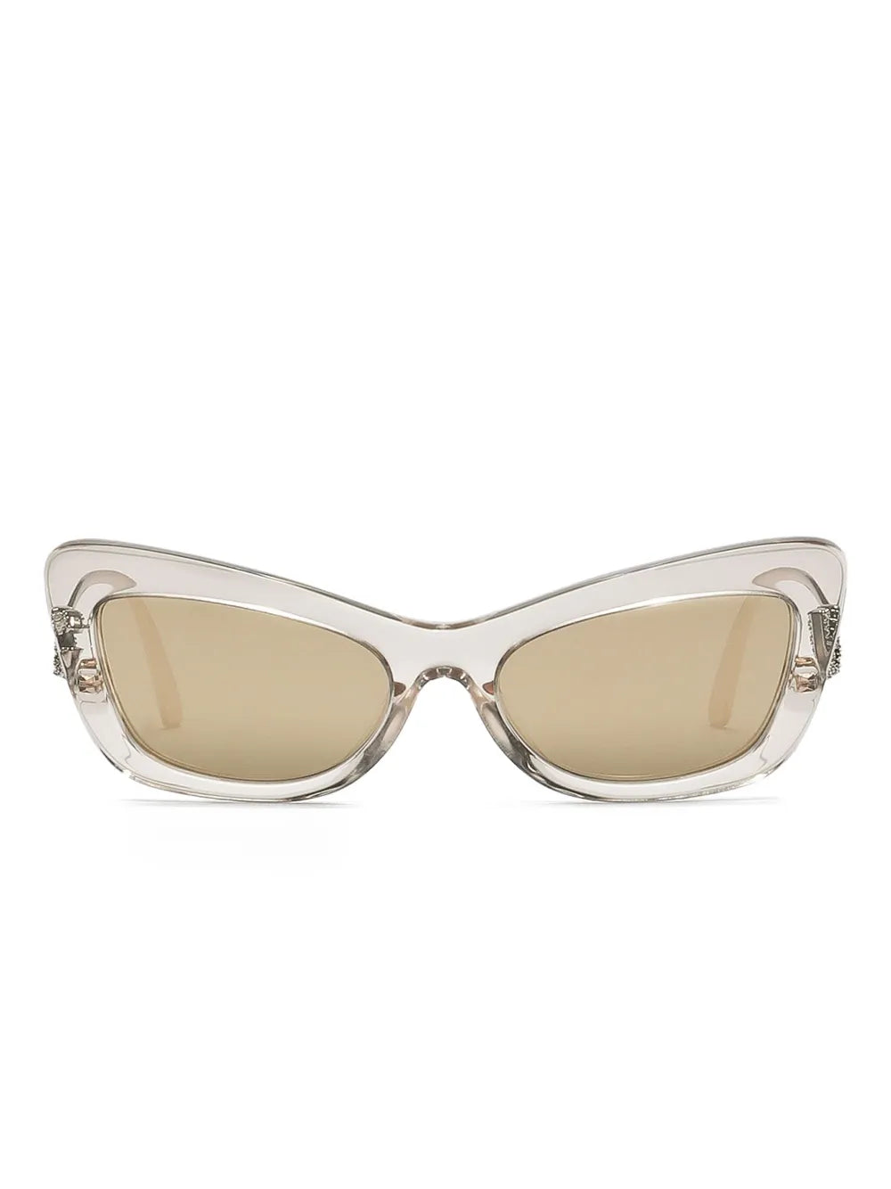 crystal-embellished cat-eye frame sunglasses