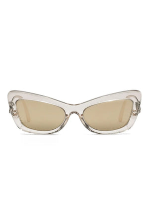 crystal-embellished cat-eye frame sunglasses