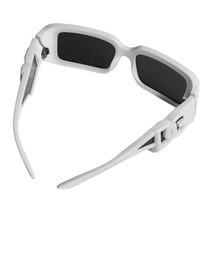 DG-logo square-frame sunglasses