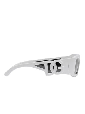 DG-logo square-frame sunglasses