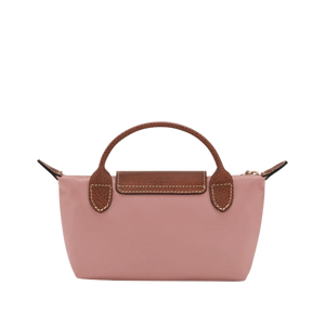 Longchamp Le Pliage Original Pouch with handle Pink Tea - Recycled canvas
