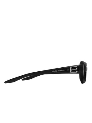 Cocoa oval-frame sunglasses