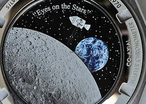 Omega Speedmaster Professional Moonwatch Silver Snoopy Award Co-Axial Chronograph 42mm