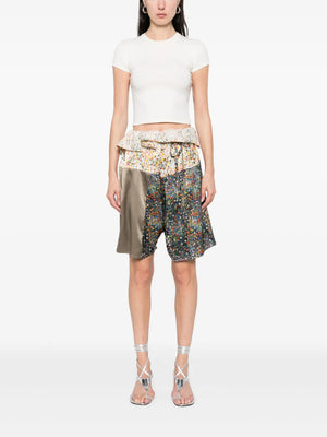 silk shorts