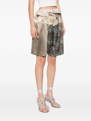 silk shorts
