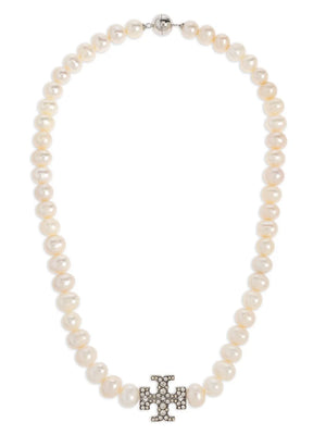 faux-pearl necklace