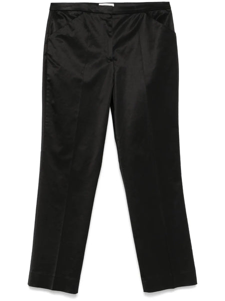 straight-leg cropped trousers