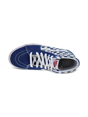 SK8-HI Checkerboard "True Navy/White" sneakers
