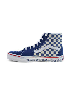 SK8-HI Checkerboard "True Navy/White" sneakers