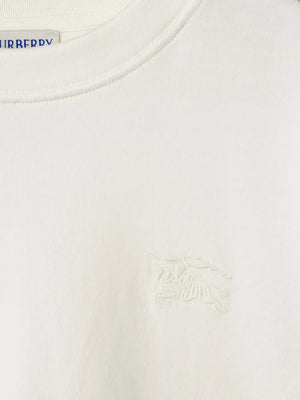 checkered-trim T-Shirt