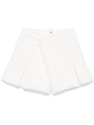 tweed skort