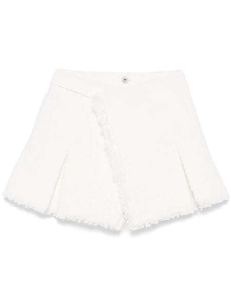 tweed skort