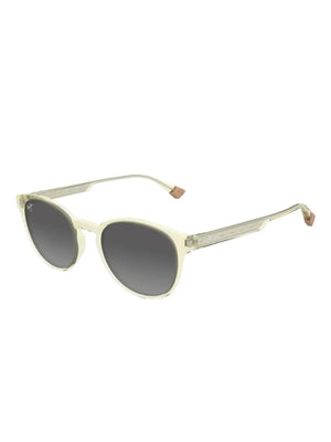 Hiehie patterned-frame round sunglasses