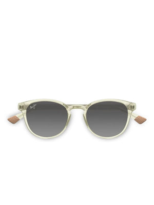 Hiehie patterned-frame round sunglasses