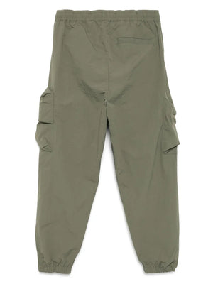 logo-embroidered cargo trousers