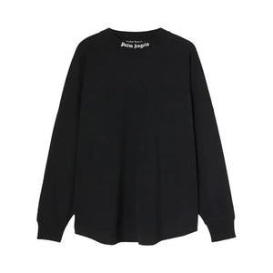 Palm Angels Classic Back Logo Oversized Black L/S T-Shirt