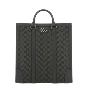 GG Supreme Fabric and Leather Ophidia Shopping Bag