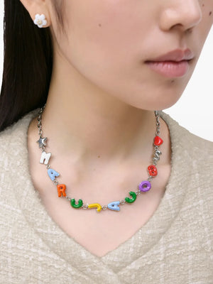 The Enamel Ballon necklace