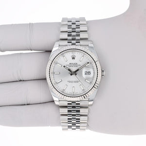 Rolex | Datejust | 126334 | Steel | 41 x 49 mm | Steel | Silver | Automatic