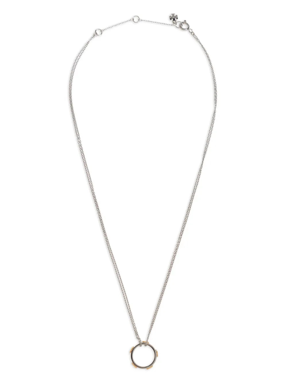 logo charm necklace