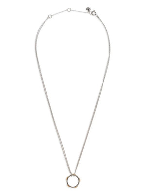 logo charm necklace