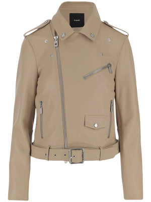 leather biker jacket