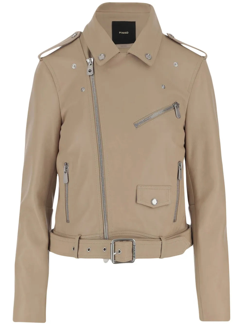 leather biker jacket
