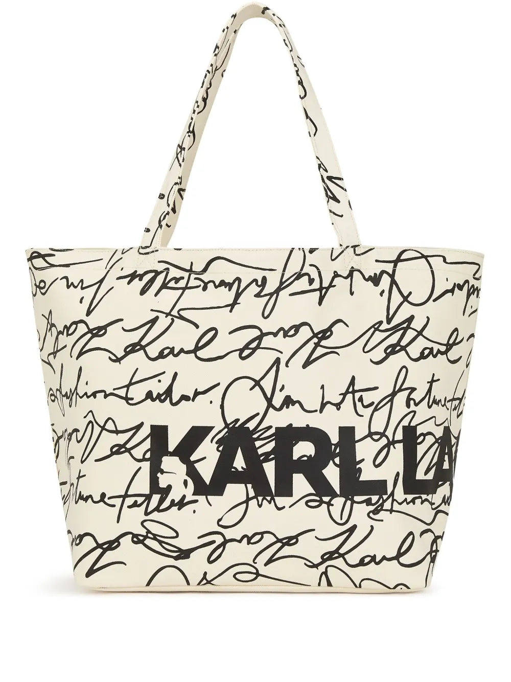 K/Essential autograph-print tote bag