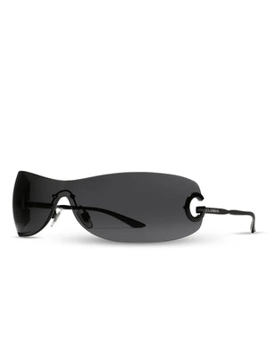 logo-detail wraparound sunglasses