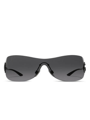 logo-detail wraparound sunglasses