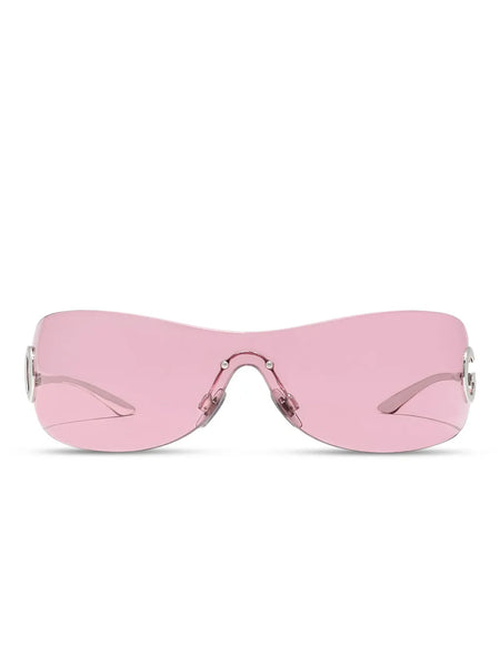curved-frame sunglasses