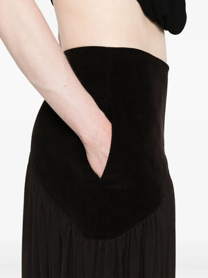 Satin Midi Skirt
