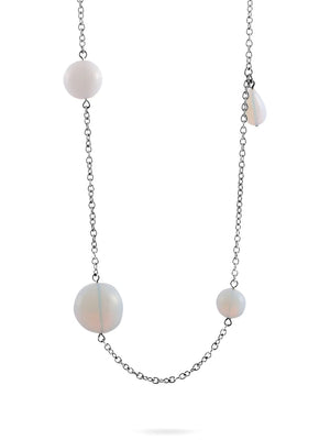 pearl-embellished necklace