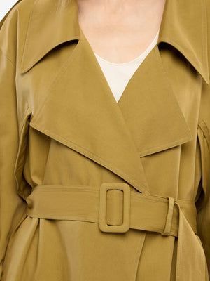 belted trench coat