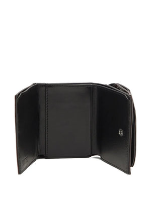 logo-plaque trifold wallet