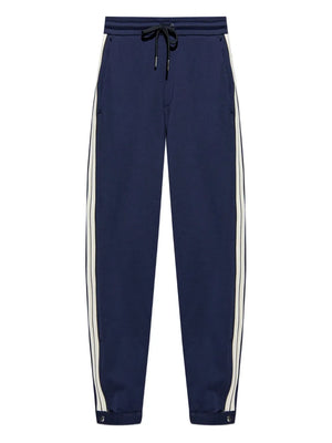striped track pants