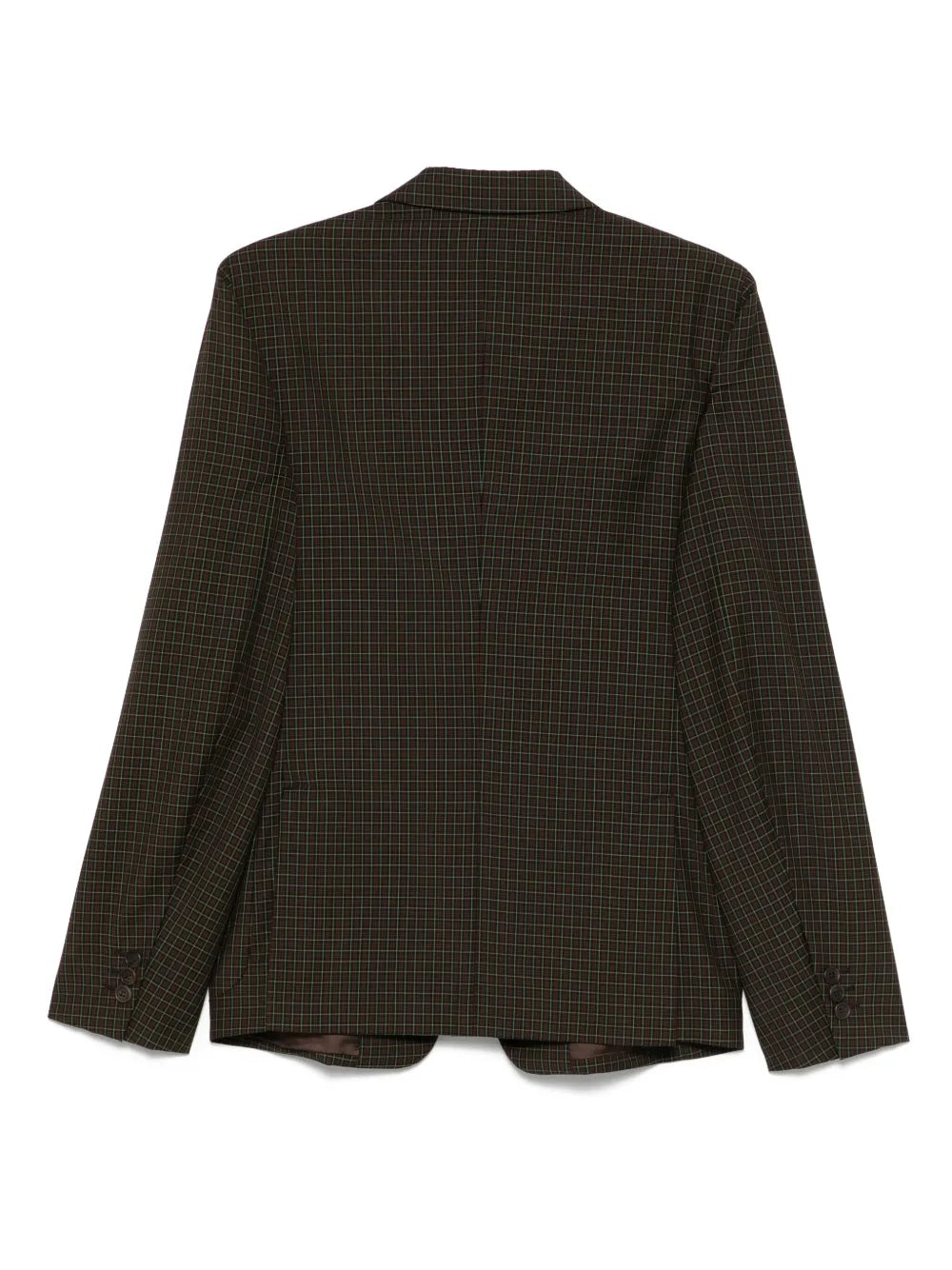 2010s check-pattern blazer