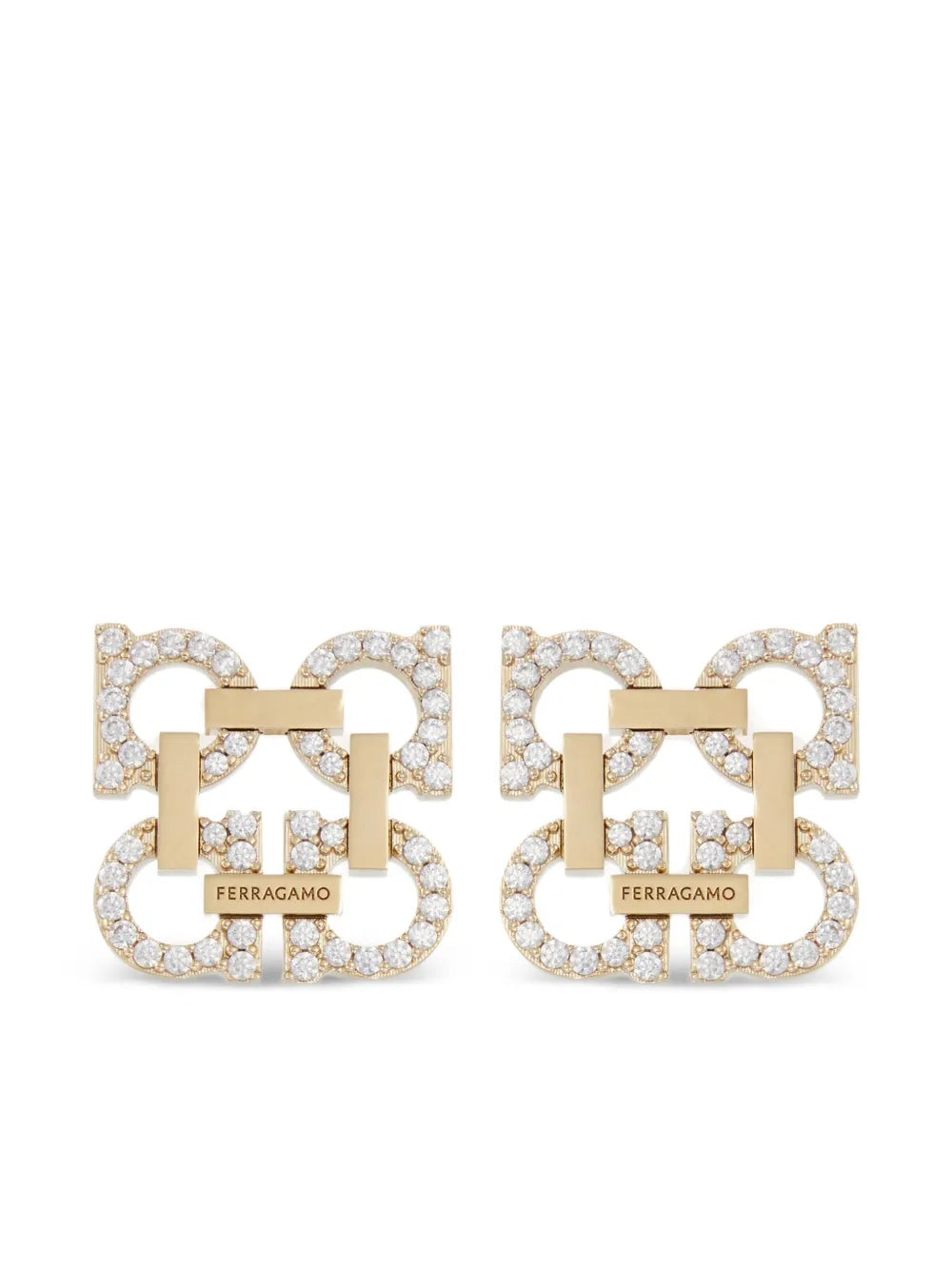 Gancini clip-on earrings