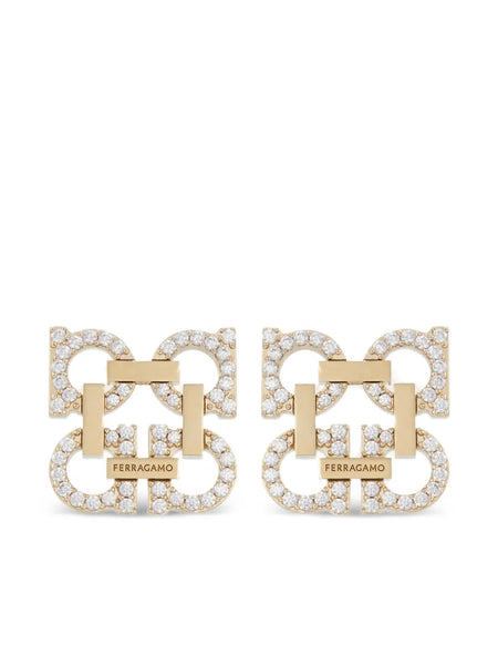 Gancini clip-on earrings