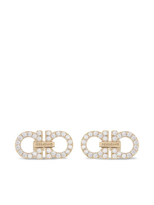 Double Gancini earrings